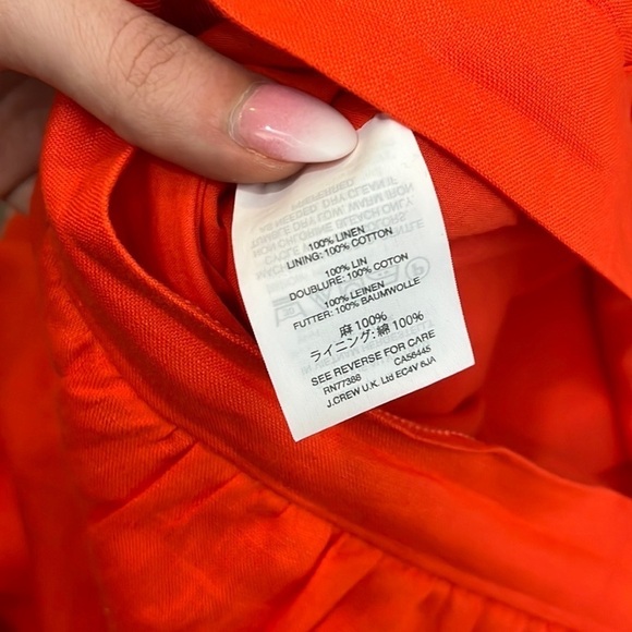 J. Crew Orange Mini Skirt - Picture 13 of 13
